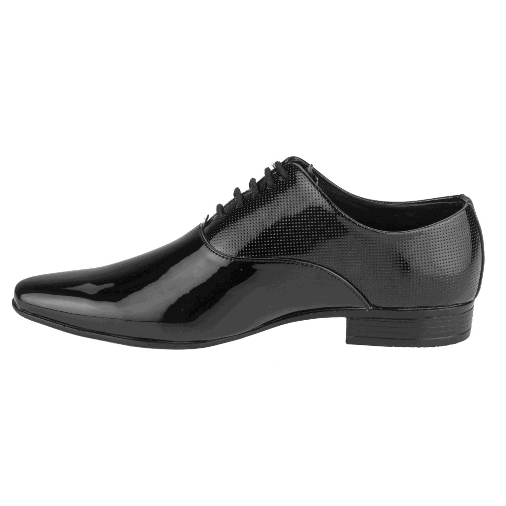 548 : Balujas Men Black Micro Shoes