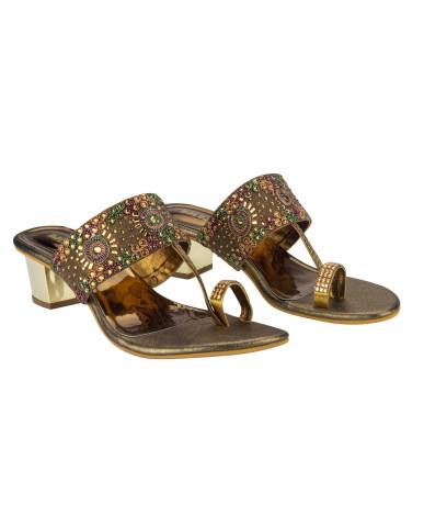 brown thin strap sandals