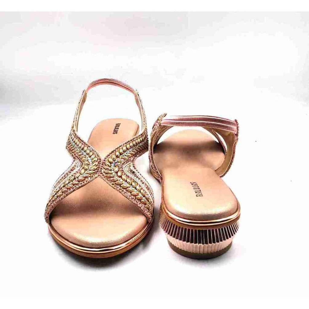 4706: Balujas Antic Mid Heel Sandal 