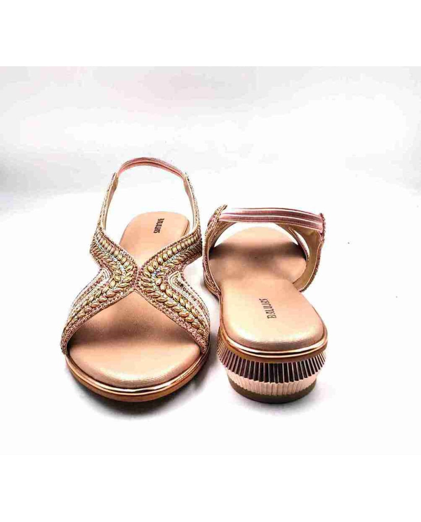 4706: Balujas Antic Mid Heel Sandal 