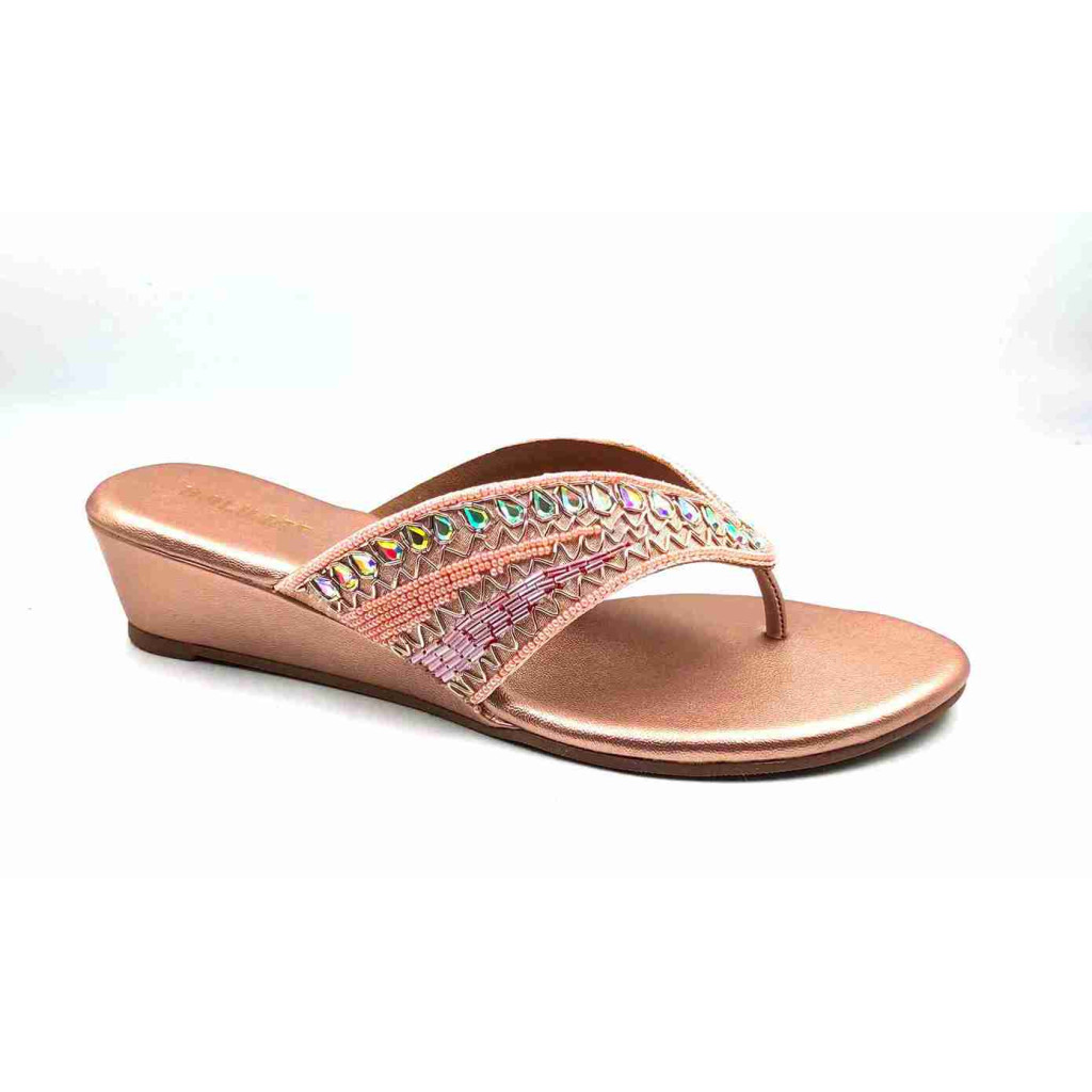 86-153: Balujas Sultan Wedge Heel Slipper