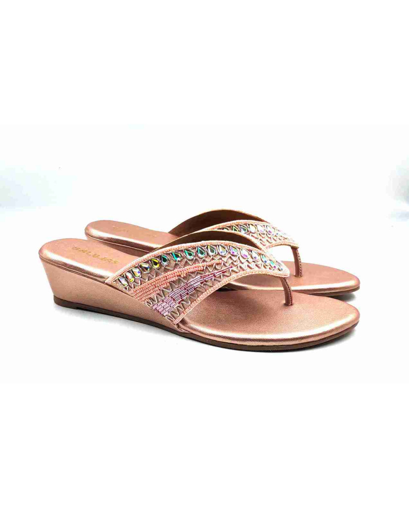 86-153: Balujas Sultan Wedge Heel Slipper