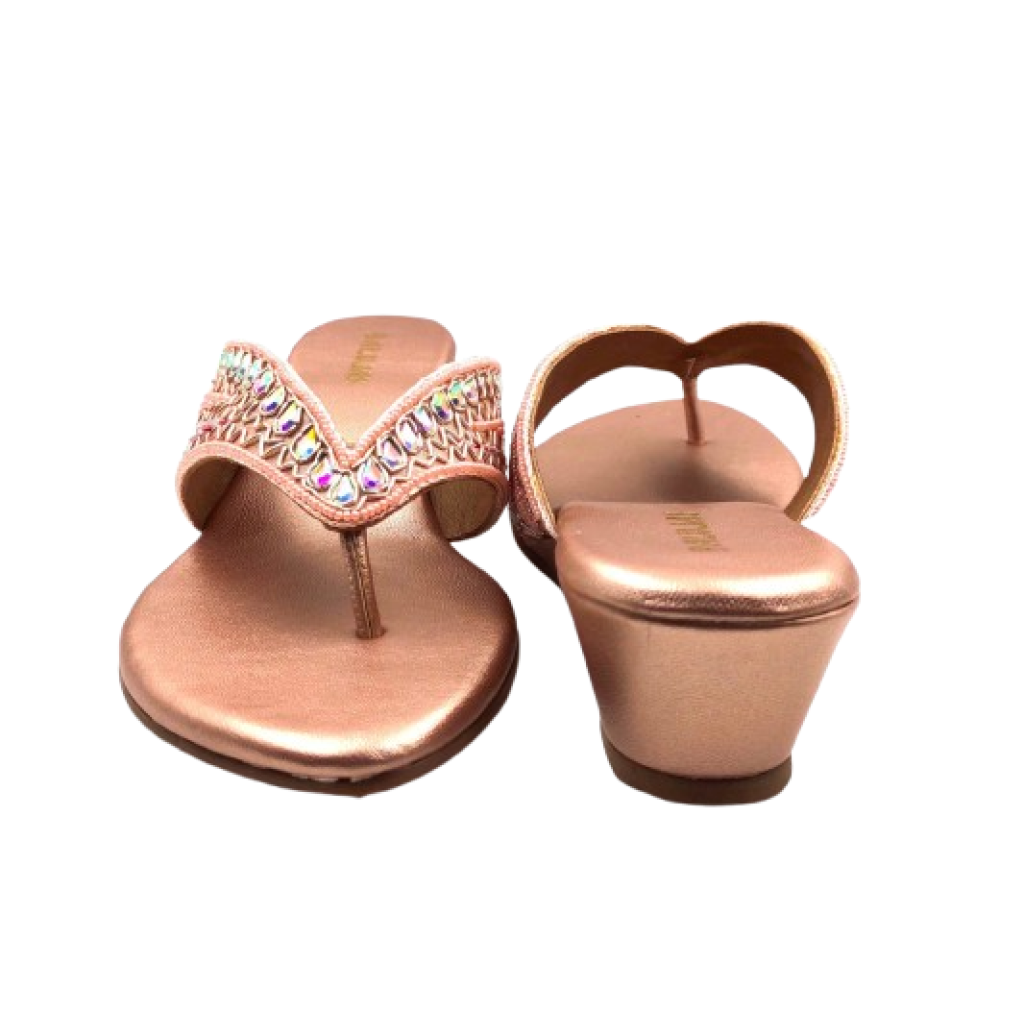 86-153: Balujas Sultan Wedge Heel Slipper