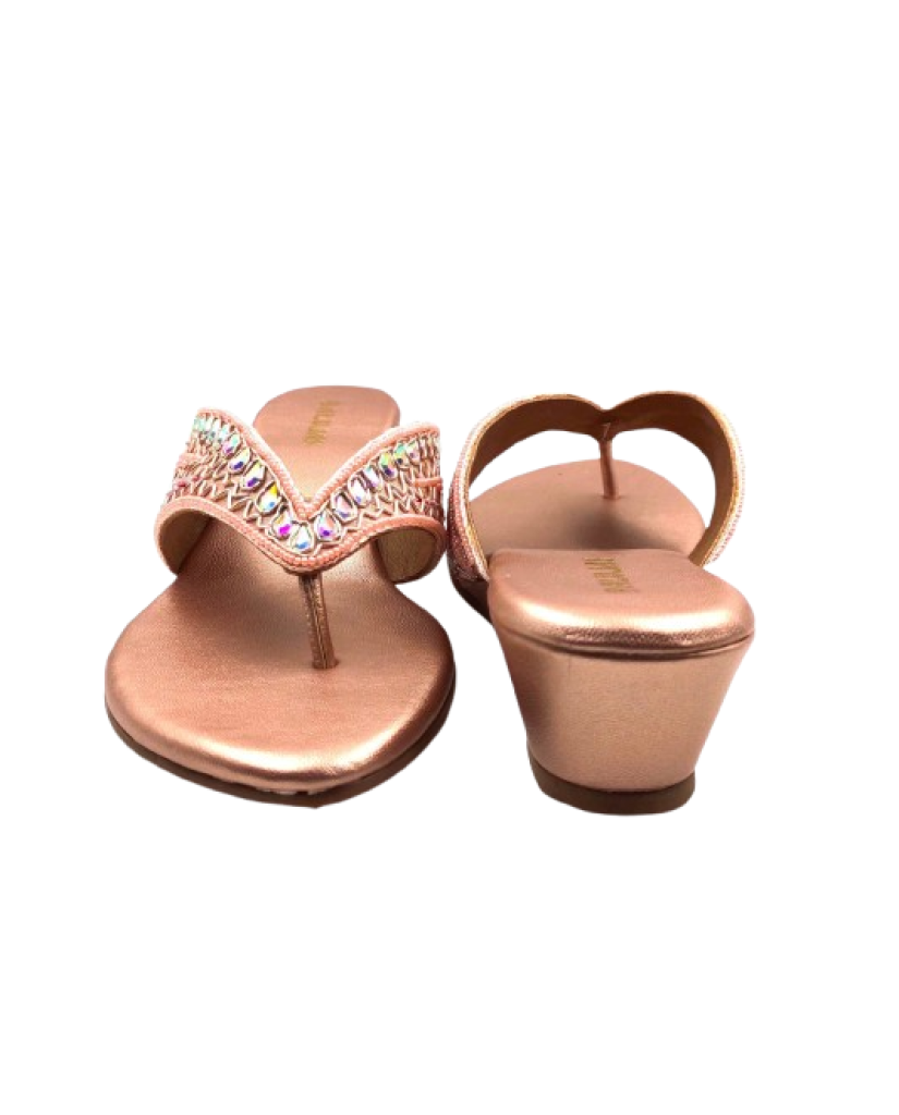 86-153: Balujas Sultan Wedge Heel Slipper