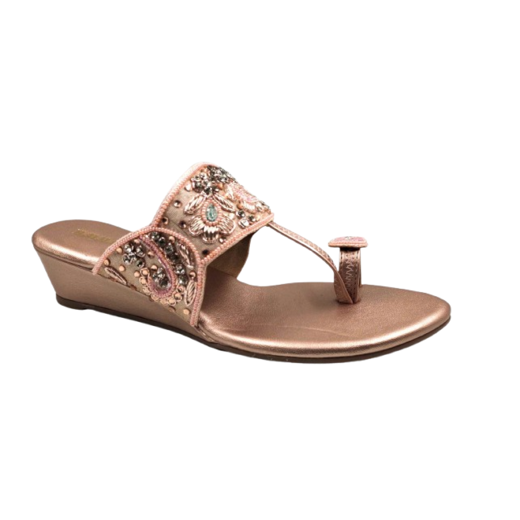 86-163: Balujas Sultan Wedge Heel Slipper