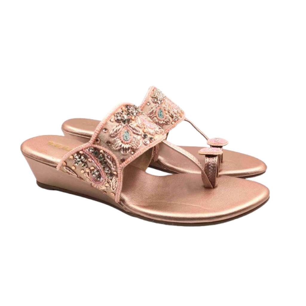 86-163: Balujas Sultan Wedge Heel Slipper