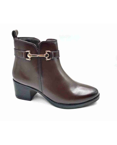 AG-06: Balujas Women's Brown Ankle Boot