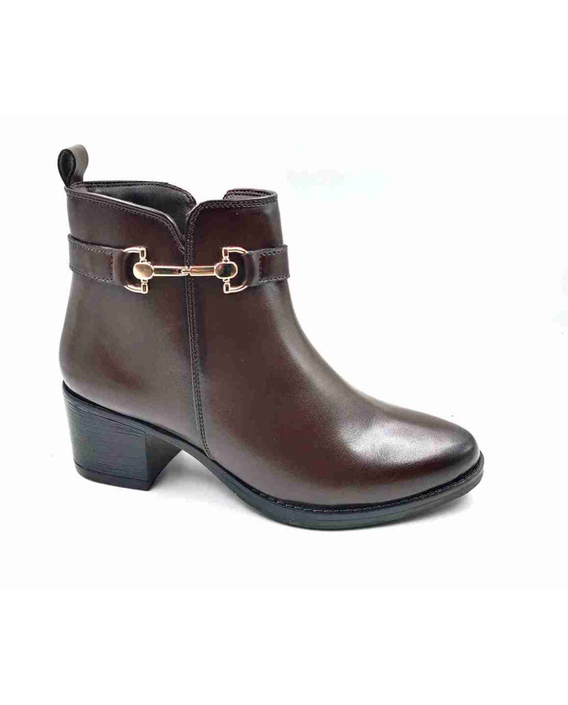 AG-06: Balujas Women's Brown Ankle Boot