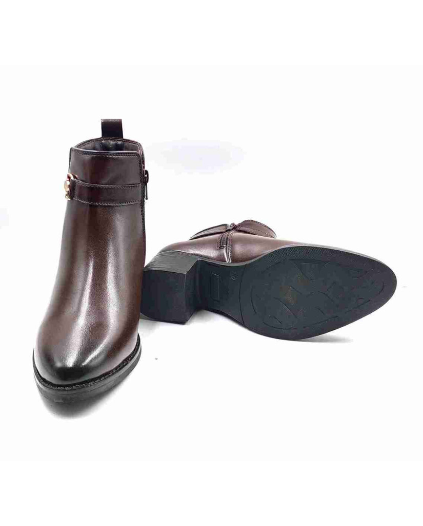 AG-06: Balujas Women's Brown Ankle Boot