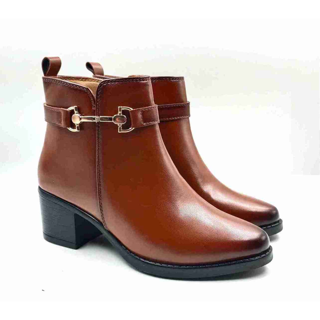 AG-06: Balujas Women's Tan Ankle Boot AG-06: Balujas Women's Tan Ankle Boot