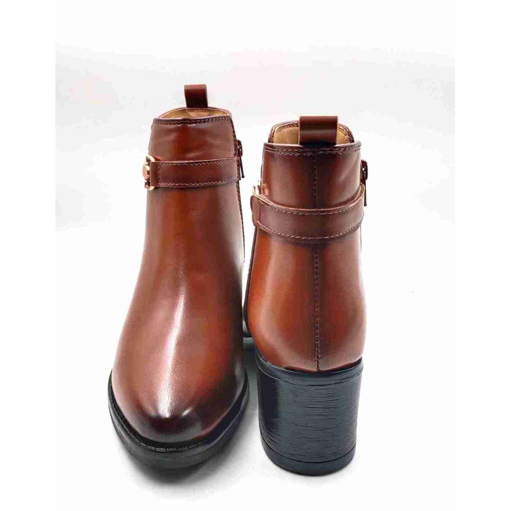 AG-06: Balujas Women's Tan Ankle Boot AG-06: Balujas Women's Tan Ankle Boot