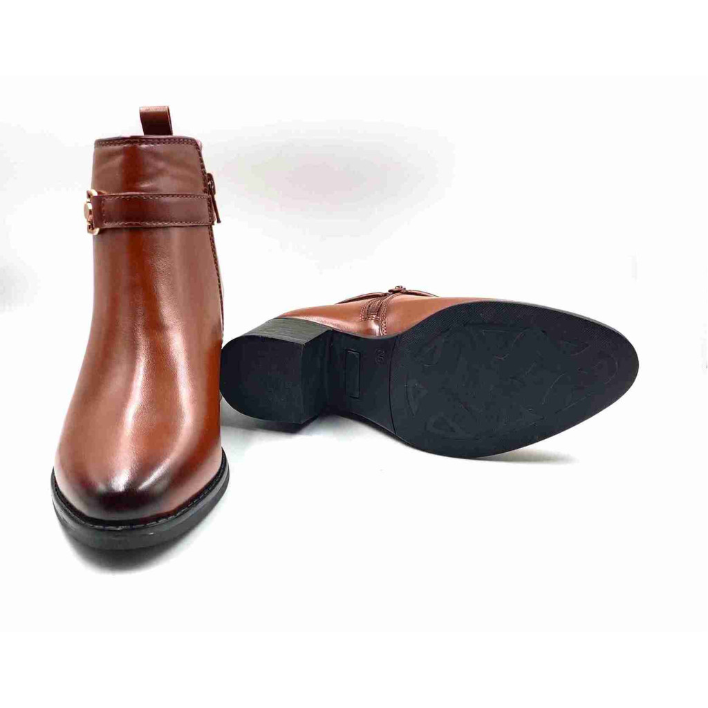 AG-06: Balujas Women's Tan Ankle Boot AG-06: Balujas Women's Tan Ankle Boot