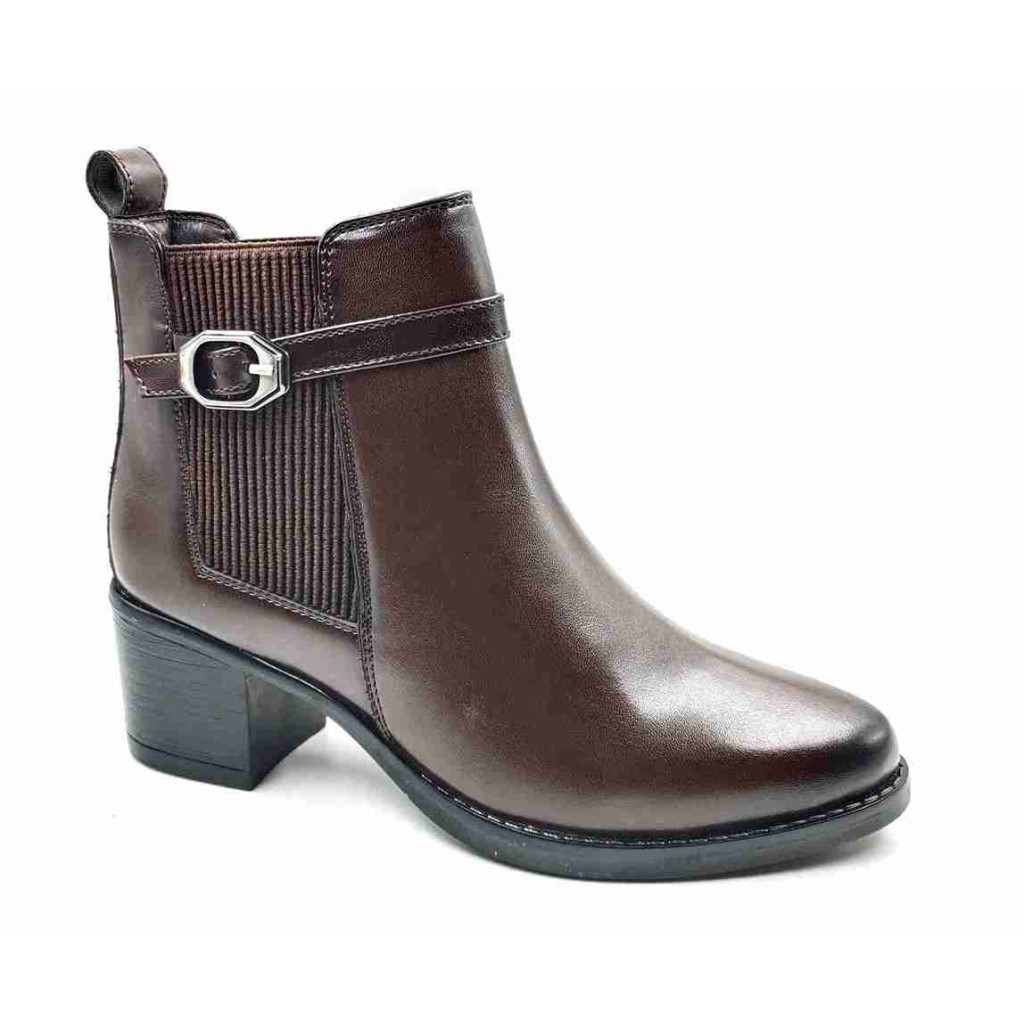 AG-08: Balujas Women's Brown Ankle Boot