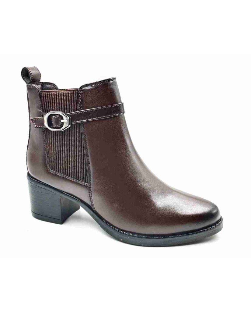 AG-08: Balujas Women's Brown Ankle Boot