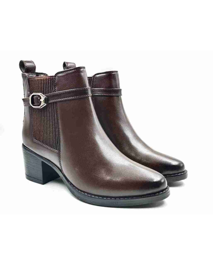 AG-08: Balujas Women's Brown Ankle Boot