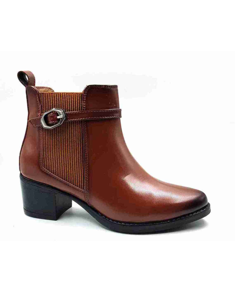 AG-08: Balujas Women's Tan Ankle Boot