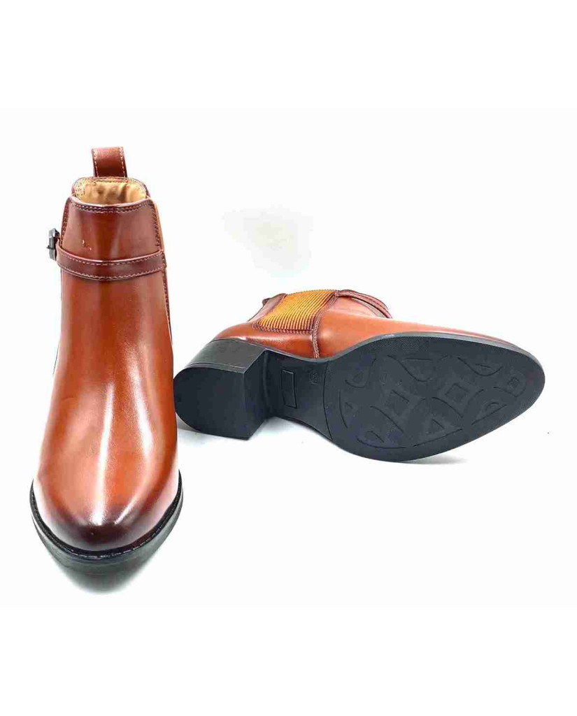 AG-08: Balujas Women's Tan Ankle Boot