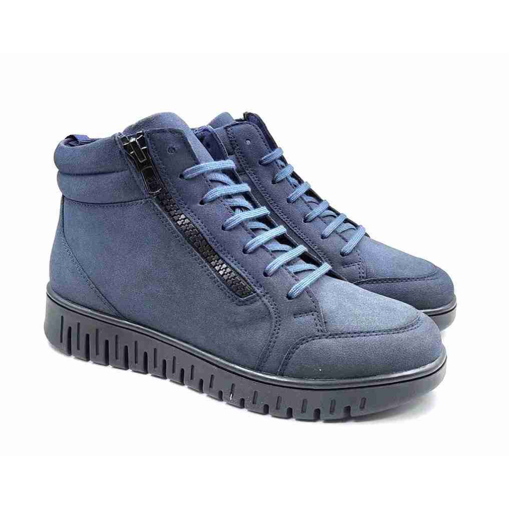 NEFY-1006: Balujas Navy Ankle Boots