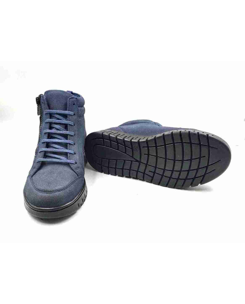 NEFY-1006: Balujas Navy Ankle Boots