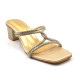 2168: Balujas Women's Gold Block Heel Sandal 2168: Balujas Women's Gold Block Heel Sandal