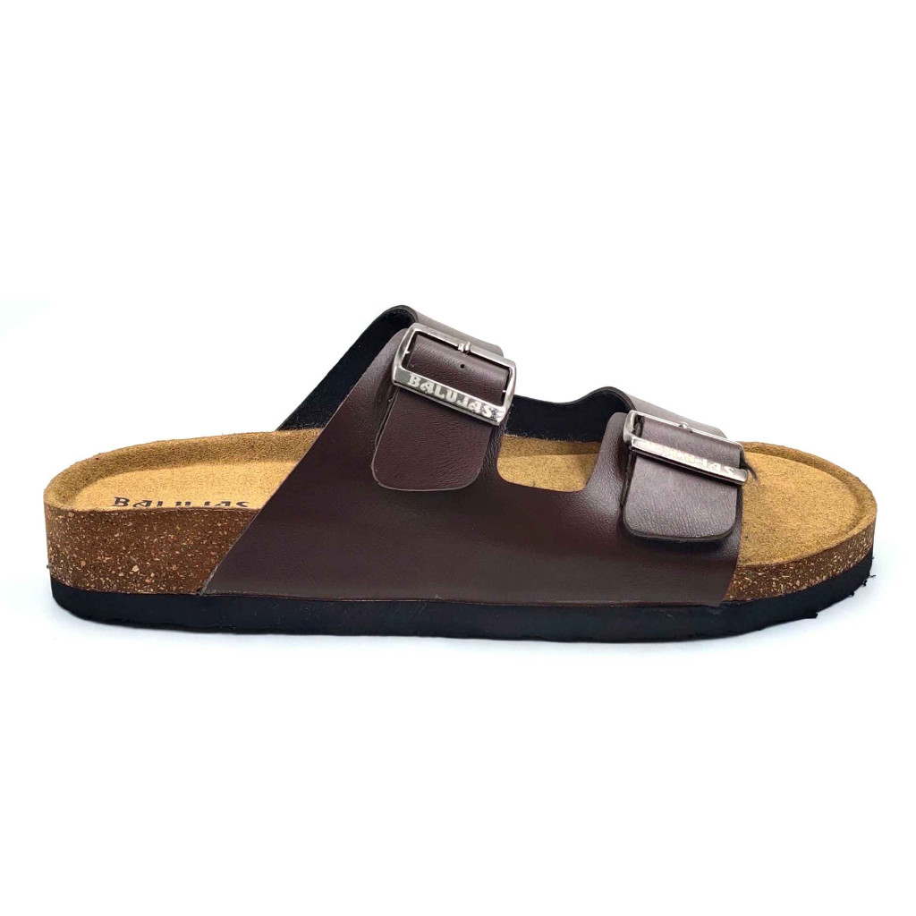 11010: Balujas Men Brown Comfort Slippers