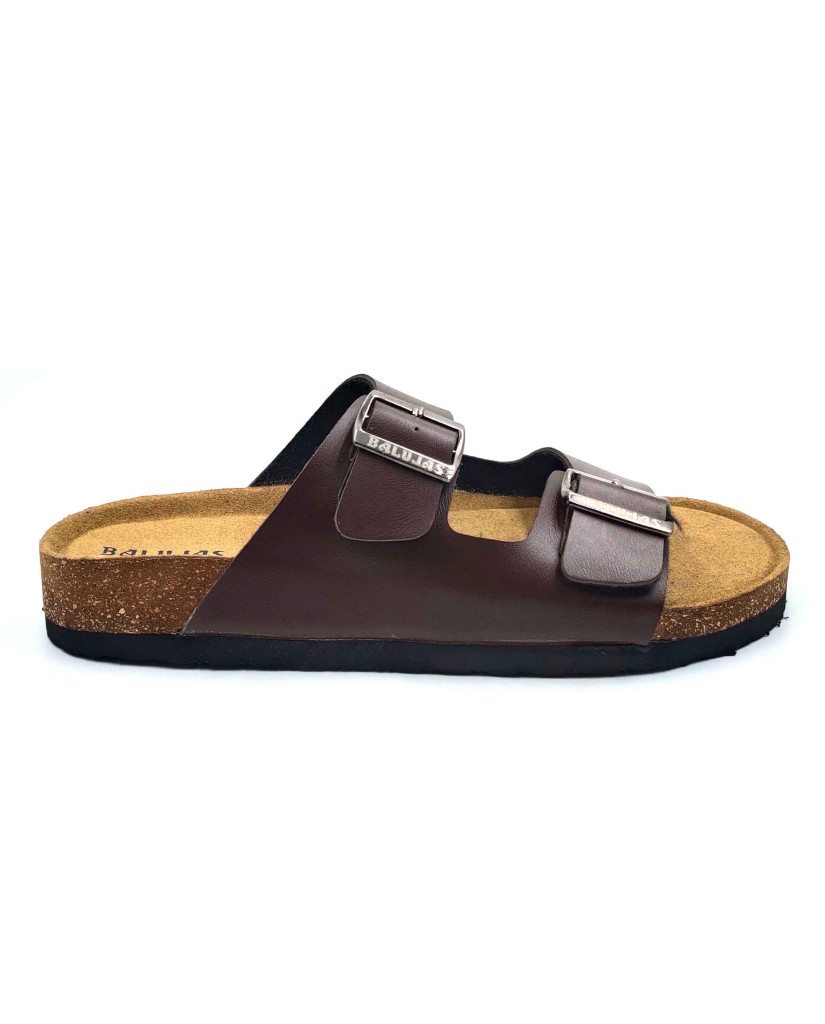 11010: Balujas Men Brown Comfort Slippers