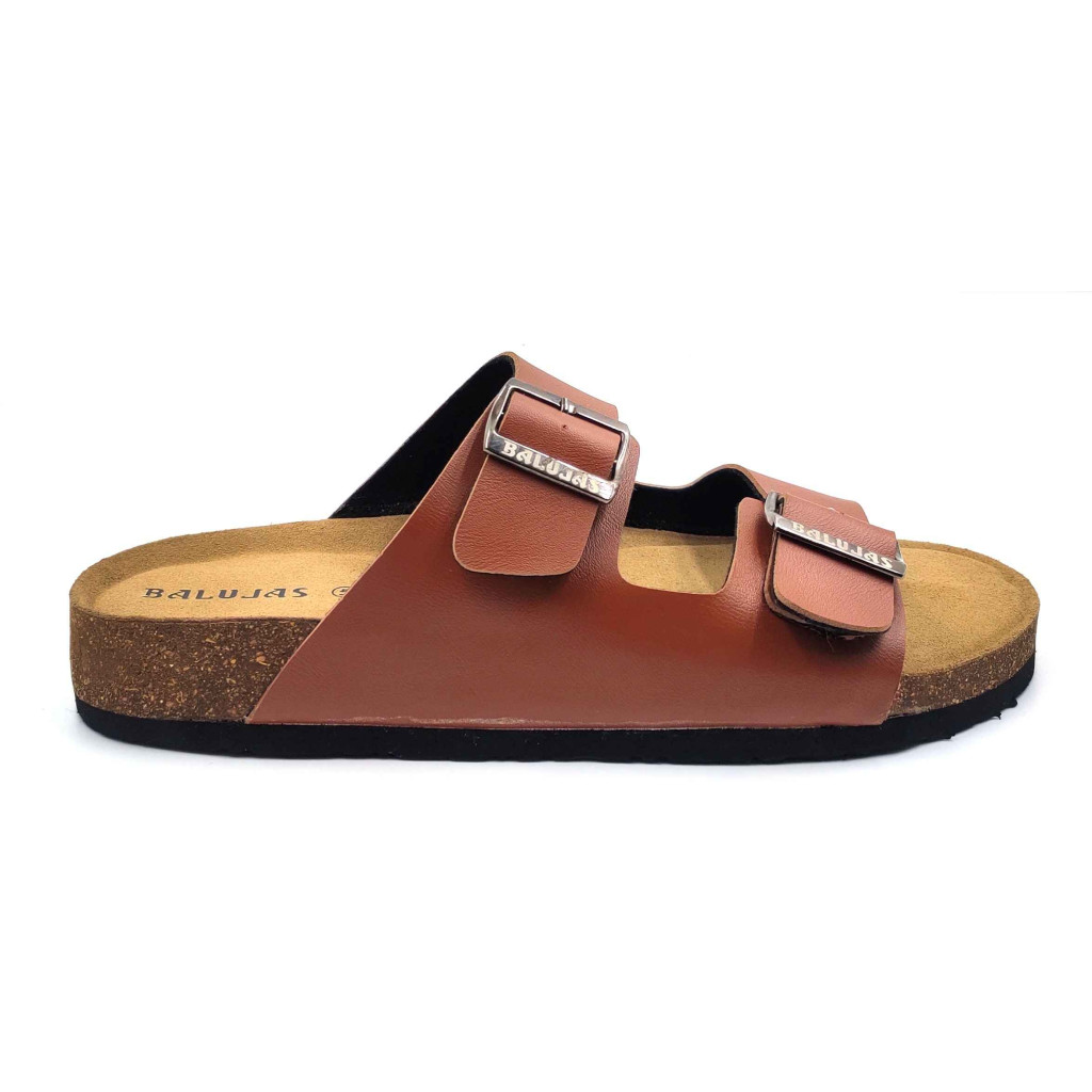 11010: Balujas Men Tan Comfort Slippers