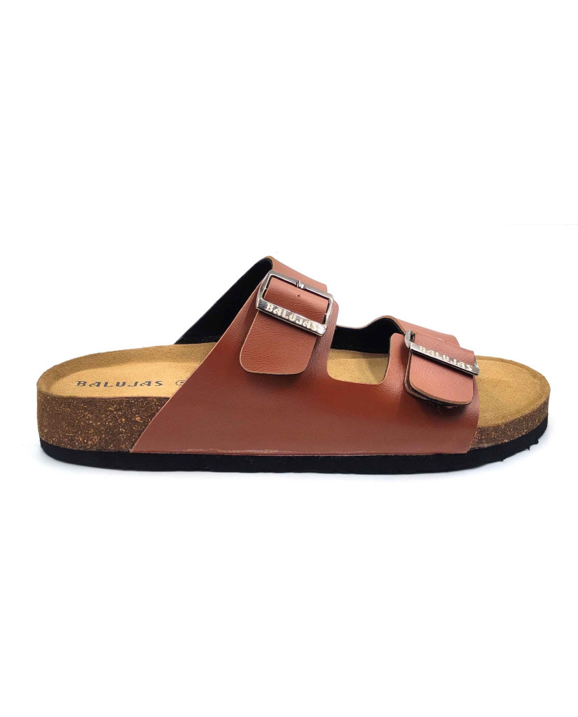11010: Balujas Men Tan Comfort Slippers