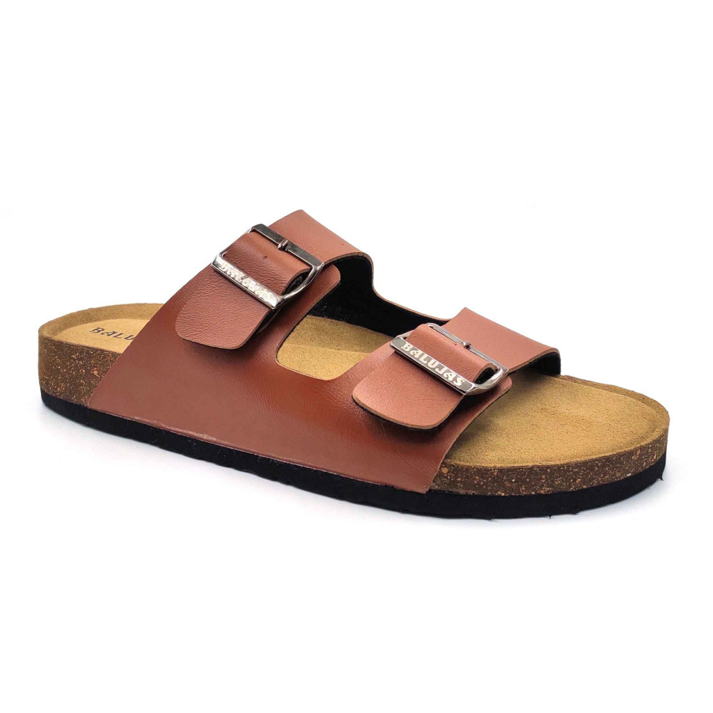 11010: Balujas Men Tan Comfort Slippers