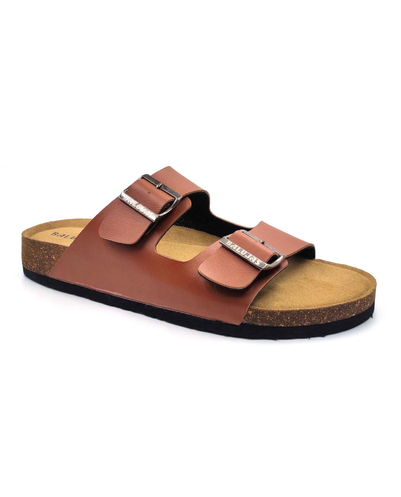 11010: Balujas Men Tan Comfort Slippers
