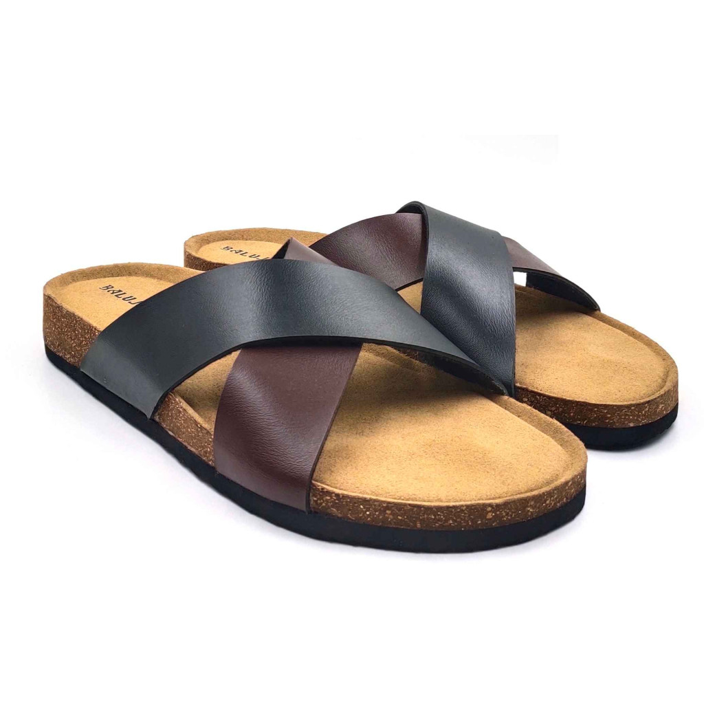 11011: Balujas Men Brown Comfort Slippers 11011: Balujas Men Brown Comfort Slippers