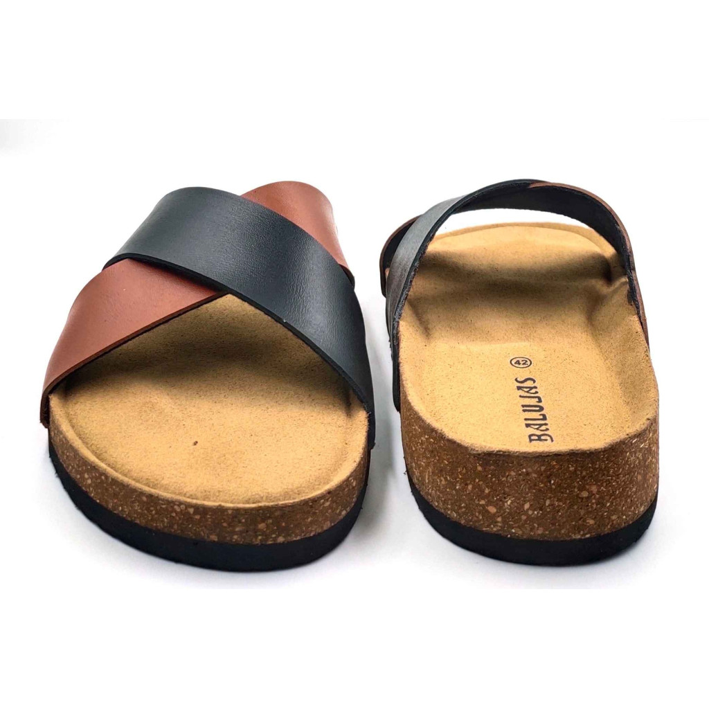 11011: Balujas Men Tan Comfort Slippers 11011: Balujas Men Tan Comfort Slippers