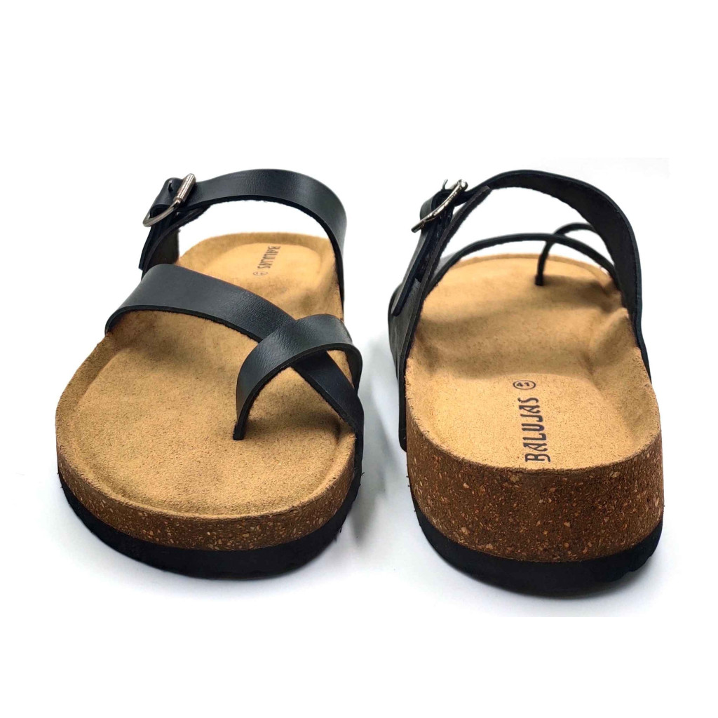 11012: Balujas Men Black Comfort Chappal 11012: Balujas Men Black Comfort Chappal