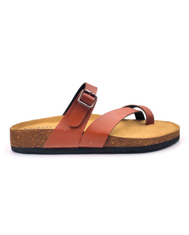 11012: Balujas Men Tan Comfort Chappal