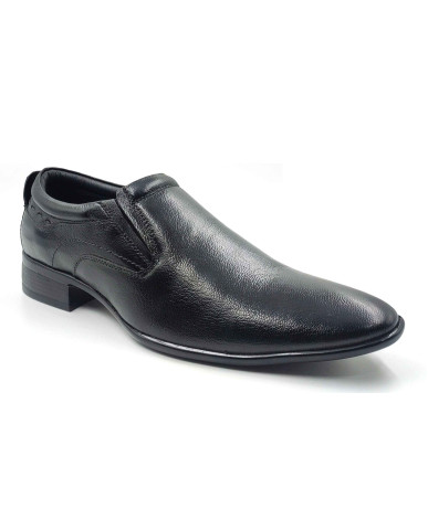 11030 Balujas Man's Black Slip on Shoes