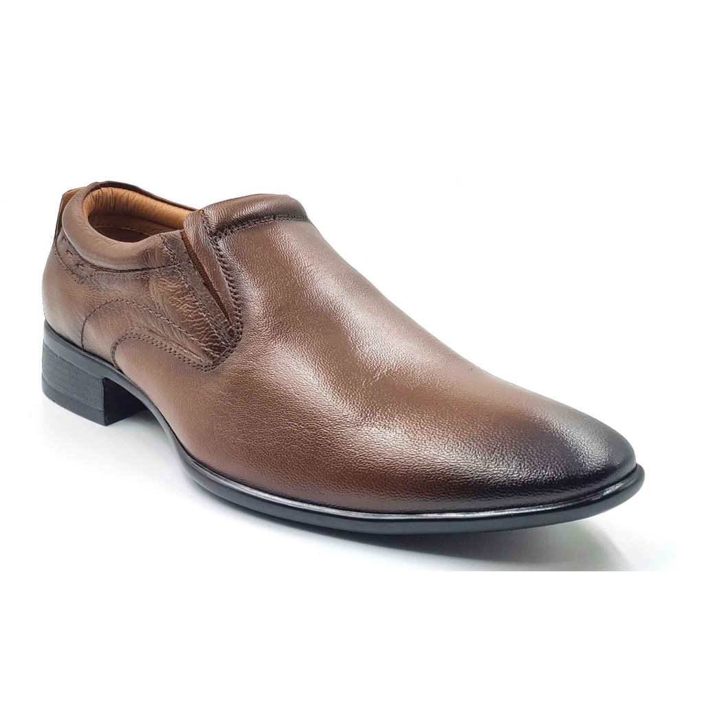 11030 Balujas Man's Tan Slip on Shoes