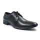 11031 Balujas Men's Black Derby Shoes