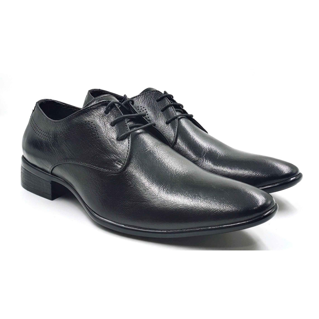 11031 Balujas Men's Black Derby Shoes