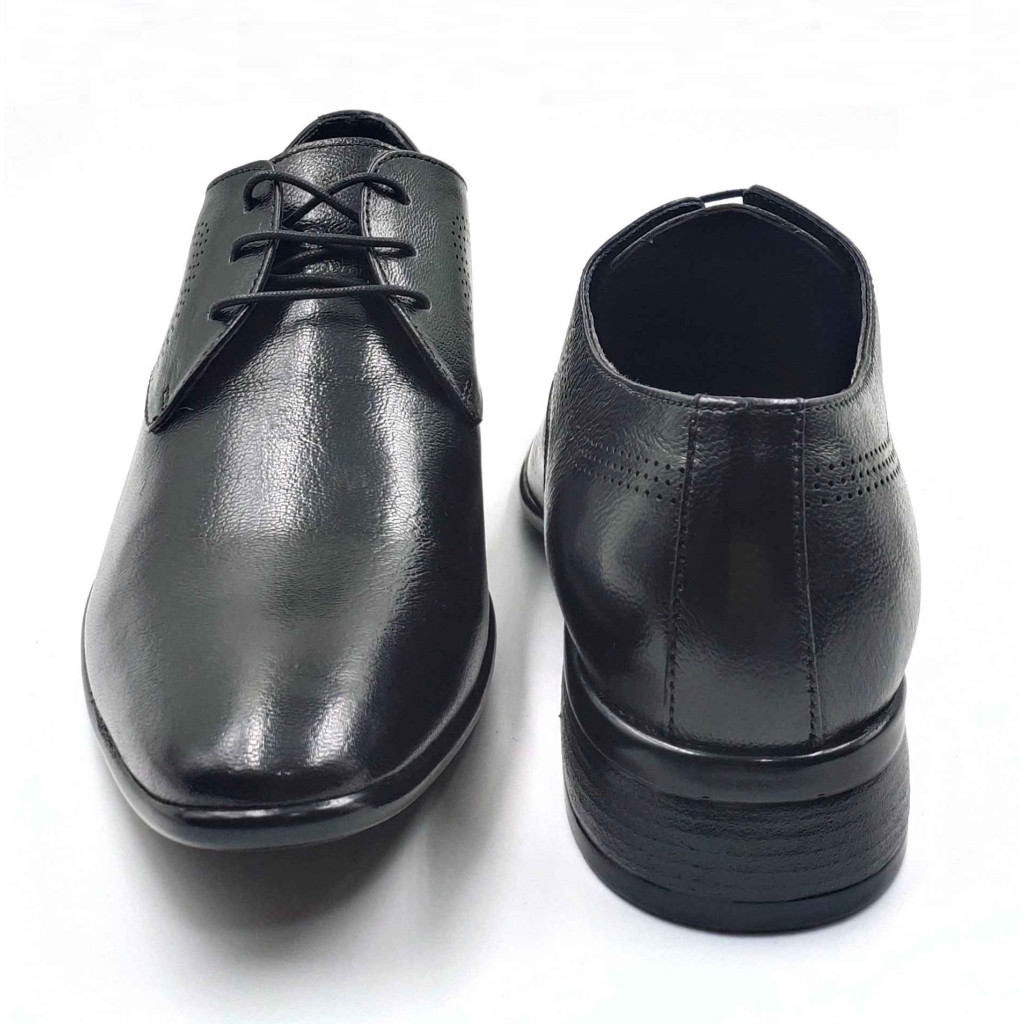 11031 Balujas Men's Black Derby Shoes