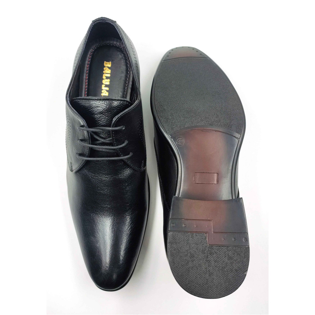 11031 Balujas Men's Black Derby Shoes