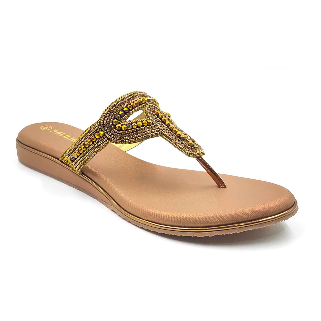 11539 Balujas Women Antic Flat Chappal