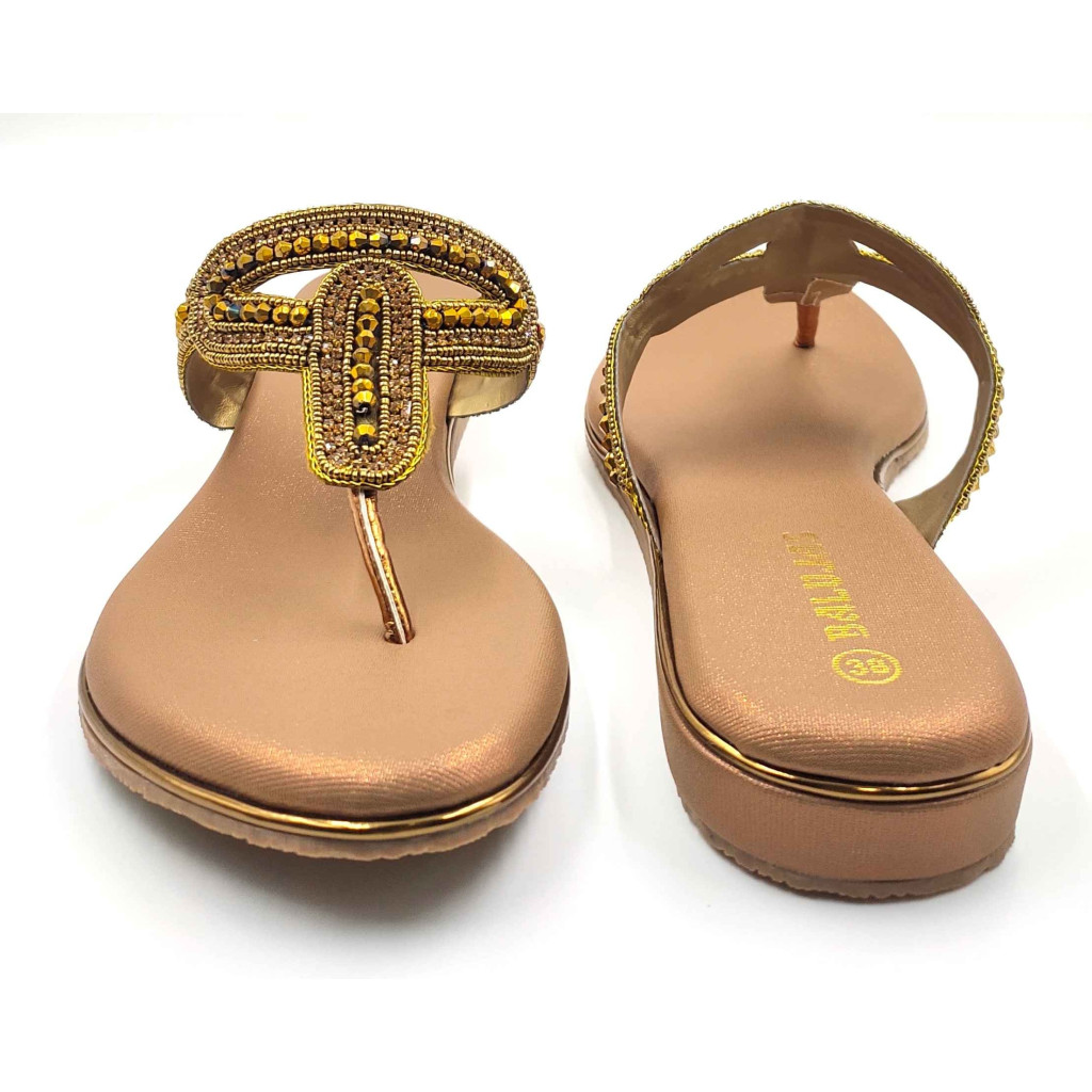 11539 Balujas Women Antic Flat Chappal