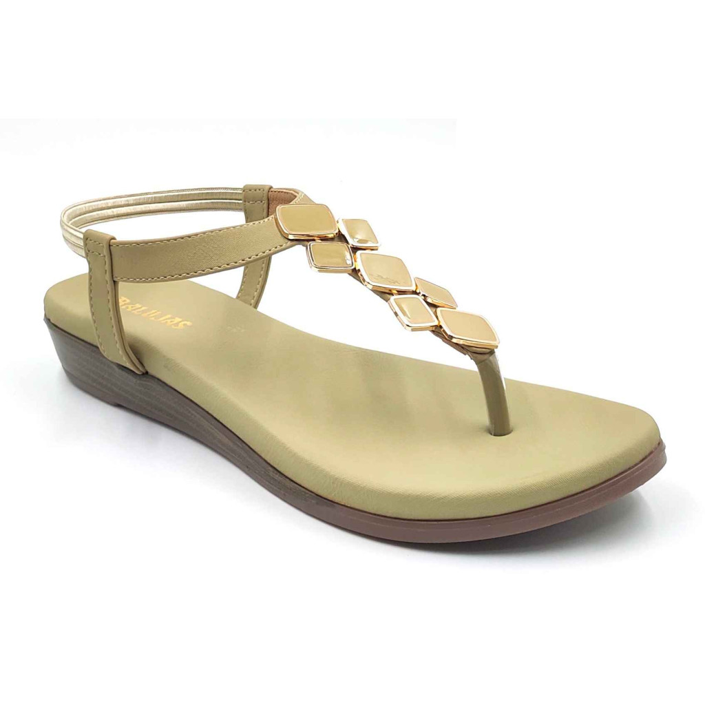 11708: Balujas Wedge heel Green Ladies Sandals