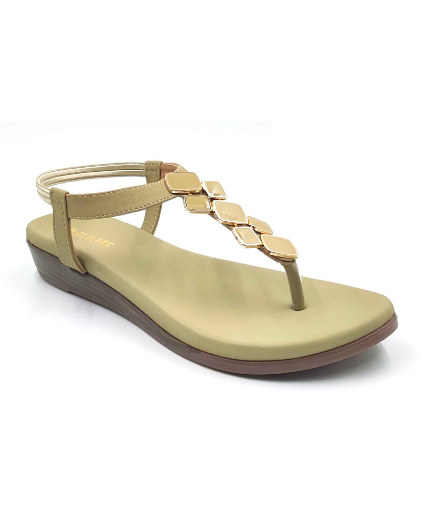 11708: Balujas Wedge heel Green Ladies Sandals