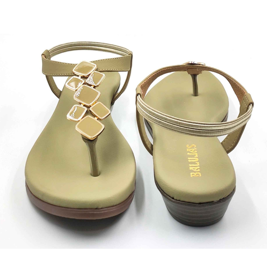 11708: Balujas Wedge heel Green Ladies Sandals
