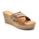 11964 Balujas Antic Wedge Heel Ladies Slippers