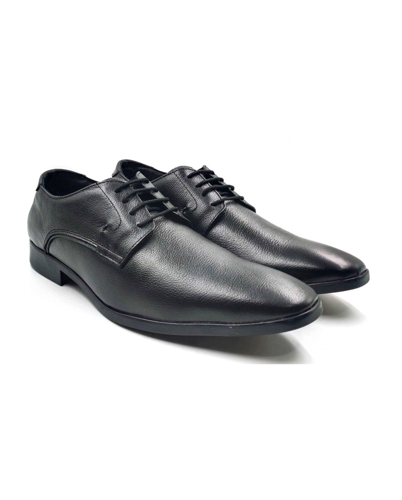 2341 Balujas Men's Black Derby Shoes