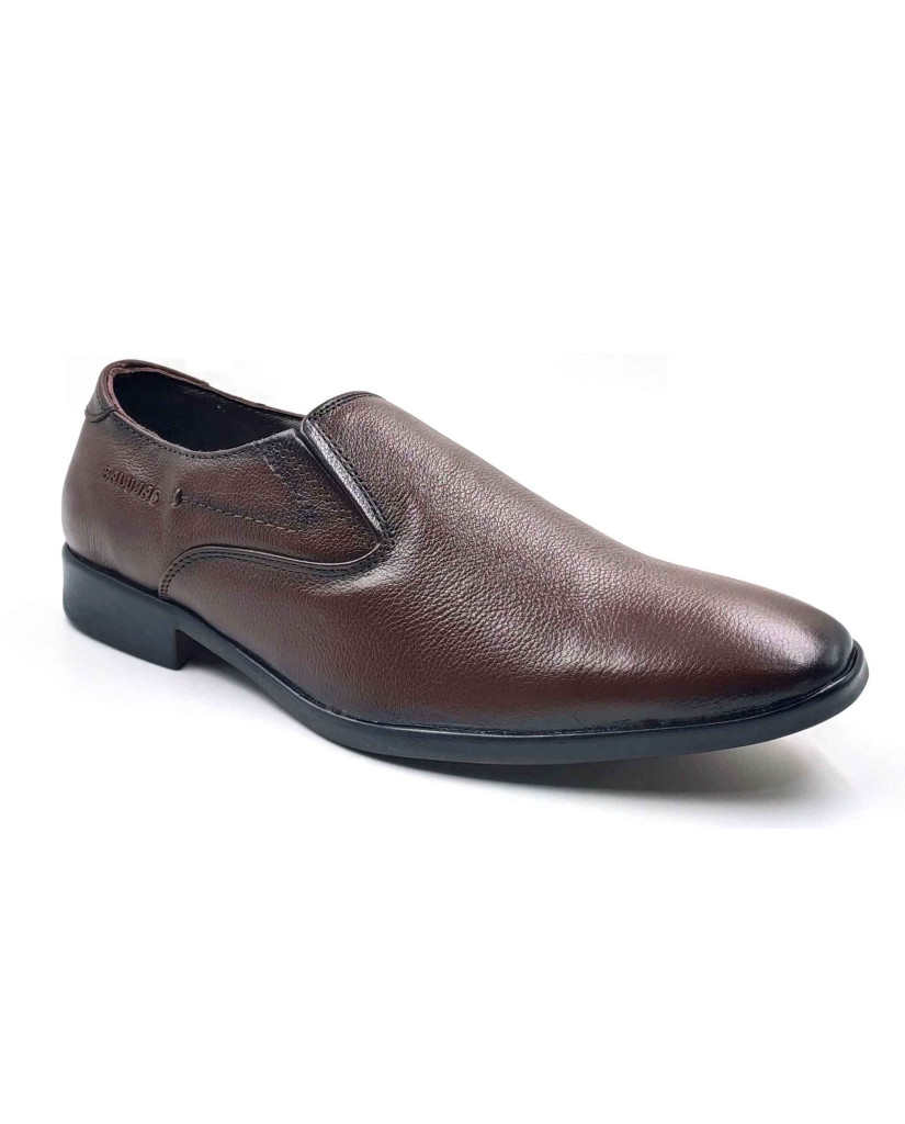 2343 Balujas Man's Brown Slip on Shoes