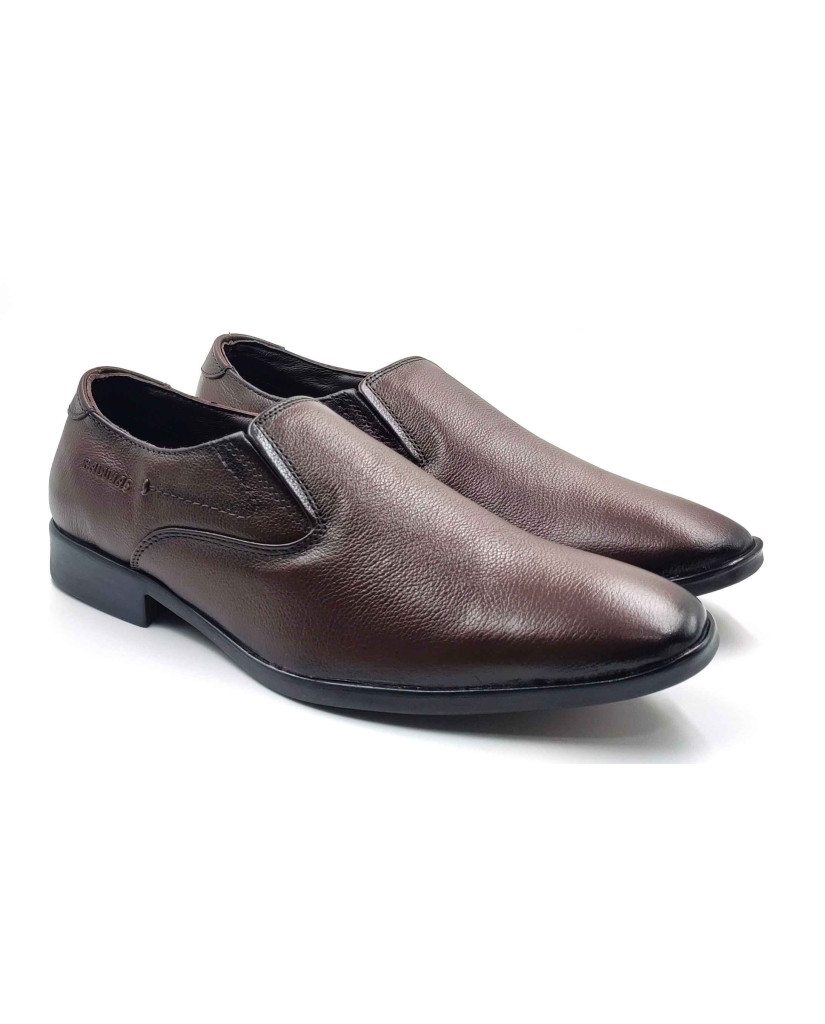 2343 Balujas Man's Brown Slip on Shoes