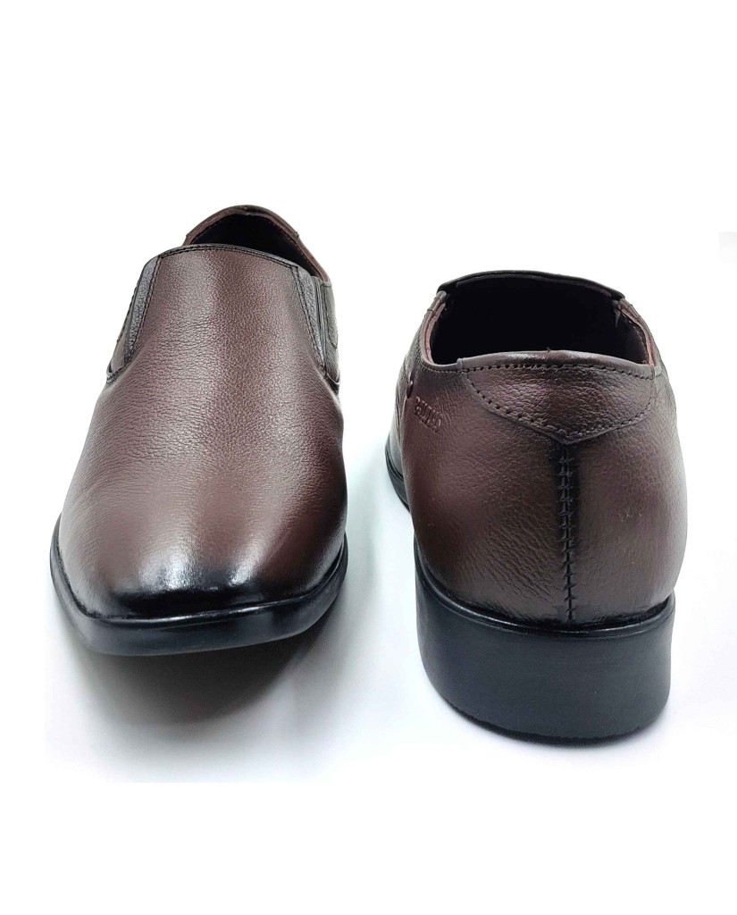 2343 Balujas Man's Brown Slip on Shoes